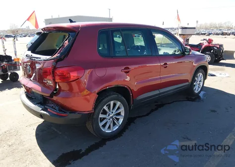 2014 Volkswagen Tiguan Se from USA, damaged, VIN WVGBV3AX3EW086993